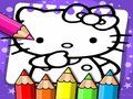 Игра Привет Китти: Книжка раскраска онлайн