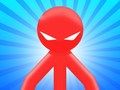 Игра Красный Стикмен против Школы монстров онлайн