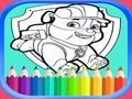 Игра Щенячий патруль: Раскраска онлайн Игра Щенячий патруль: Раскраска онлайн