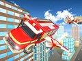 Игра Симулятор вождения летающей пожарной машины онлайн Игра Симулятор вождения летающей пожарной машины онлайн