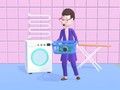 Игра Сумасшедшая прачечная онлайн Игра Сумасшедшая прачечная онлайн