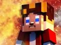Игра Блочный огненный мир онлайн