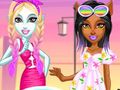 Игра Летние каникулы девушек-монстров онлайн