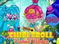 Игра Тролли Чиби Модное преображение онлайн Игра Тролли Чиби Модное преображение онлайн