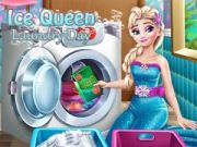 Игра Ледяная королева: День стирки онлайн Игра Ледяная королева: День стирки онлайн