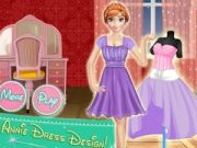 Игра Дизайн платья Энни онлайн