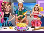 Игра Сестры: Битва тортов онлайн Игра Сестры: Битва тортов онлайн
