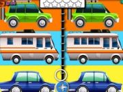 Игра Мультяшные машинки: Найди разницу онлайн Игра Мультяшные машинки: Найди разницу онлайн