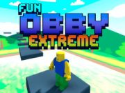 Игра Веселый Обби Экстрим онлайн Игра Веселый Обби Экстрим онлайн
