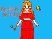 Игра Оденьте нарисованную девочку онлайн Игра Оденьте нарисованную девочку онлайн