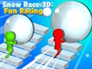Игра Снежная гонка 3D: Весёлая гонка онлайн Игра Снежная гонка 3D: Весёлая гонка онлайн