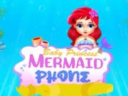 Игра Телефон маленькой принцессы-русалки онлайн Игра Телефон маленькой принцессы-русалки онлайн
