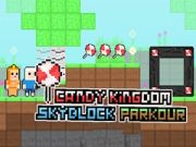 Игра Конфетное королевство Небесный блоковый паркур онлайн