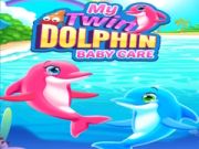 Игра Мой уход за малышом-близнецом-дельфином онлайн Игра Мой уход за малышом-близнецом-дельфином онлайн