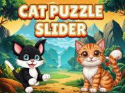 Игра Кошачий пазл-слайдер онлайн Игра Кошачий пазл-слайдер онлайн