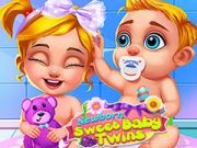 Игра Новорожденные сладкие близнецы онлайн Игра Новорожденные сладкие близнецы онлайн