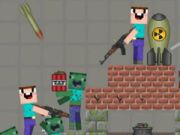 Игра Нуб против зомби. Игровая площадка онлайн Игра Нуб против зомби. Игровая площадка онлайн