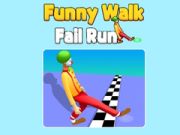 Игра Смешная прогулка, неудачный забег онлайн