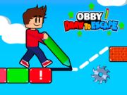 Игра Обби: Нарисованный побег онлайн Игра Обби: Нарисованный побег онлайн