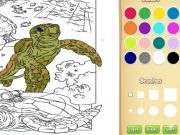 Игра Книжка раскраска: Морские животные онлайн