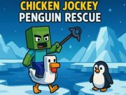 Игра Куриный жокей: Спасение пингвинов онлайн Игра Куриный жокей: Спасение пингвинов онлайн
