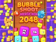 Игра Пузырьковый шутер Слияние коробок 2048 онлайн