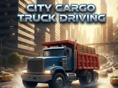 City Cargo Truck Driving