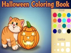 Игра Книжка раскраска: Хэллоуин онлайн