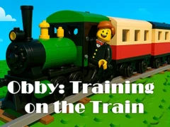 Игра Обби: Тренировка в поезде онлайн