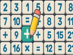 Игра Математический кроссворд онлайн Игра Математический кроссворд онлайн