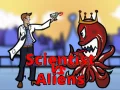 Игра Ученый против пришельцев онлайн Игра Ученый против пришельцев онлайн
