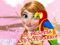 Игра Ледяная принцесса и милый попугай онлайн Игра Ледяная принцесса и милый попугай онлайн