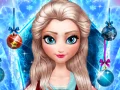 Игра Ледяная королева: Новогодняя макияж онлайн Игра Ледяная королева: Новогодняя макияж онлайн
