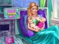 Игра Рождение близнецов Элли онлайн Игра Рождение близнецов Элли онлайн