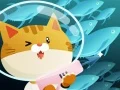 Игра Кошка ловит рыбу онлайн Игра Кошка ловит рыбу онлайн