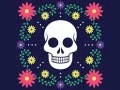 Игра Красочная мозаика черепа онлайн Игра Красочная мозаика черепа онлайн