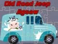 Игра Старый джип на дороге Пазл онлайн Игра Старый джип на дороге Пазл онлайн