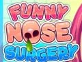 Игра Забавная операция на носе онлайн Игра Забавная операция на носе онлайн