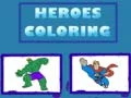 Игра Герои Раскраска онлайн Игра Герои Раскраска онлайн