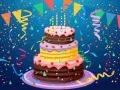 Игра Торт на день рождение: Пазл онлайн Игра Торт на день рождение: Пазл онлайн
