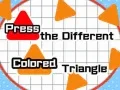 Игра Нажмите на другой цветной треугольник онлайн Игра Нажмите на другой цветной треугольник онлайн