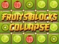 Игра Фруктовый блоковый коллапс онлайн Игра Фруктовый блоковый коллапс онлайн