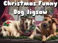 Игра Рождественская смешная собака головоломка онлайн Игра Рождественская смешная собака головоломка онлайн