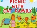 Игра Пикник с семьей кошек онлайн