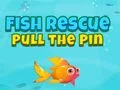 Игра Спасти рыбу вытащив штырь онлайн Игра Спасти рыбу вытащив штырь онлайн