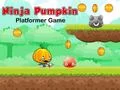 Игра Игра-платформер Тыквенный ниндзя онлайн