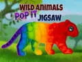 Игра Дикие животные Поп-Ит Пазл онлайн Игра Дикие животные Поп-Ит Пазл онлайн