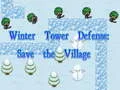 Игра Зимняя защита башни: Спасите деревню онлайн Игра Зимняя защита башни: Спасите деревню онлайн