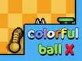 Игра Красочный шар X онлайн Игра Красочный шар X онлайн