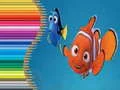 Игра Книжка-раскраска: В поисках Немо онлайн Игра Книжка-раскраска: В поисках Немо онлайн